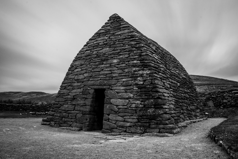 The Gallarus Oratory, Co. Kerry Ireland (not far from where some of The Last Jedi was filmed). 2 minute exposure w/ red filter